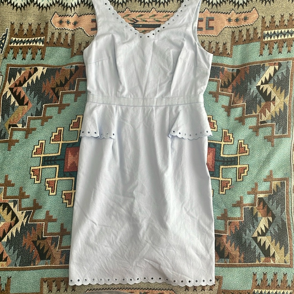Antonio Melani cornflower eyelet dress